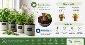 How Often Should You Water Indoor Herb Plants