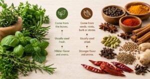 Herbs vs Spices