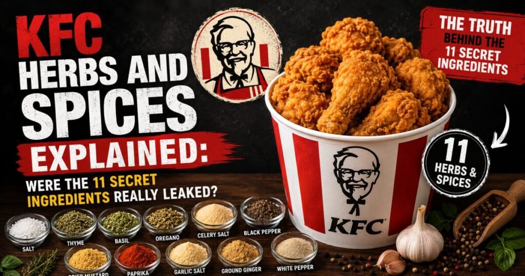 kfc herbs and spices