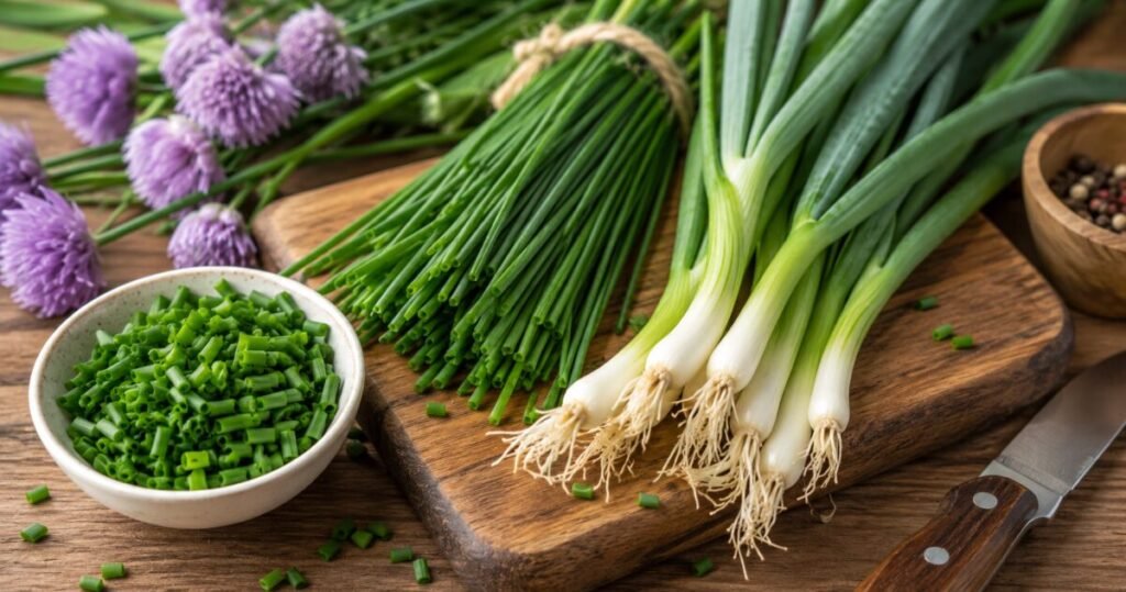 are chives the same as green onions