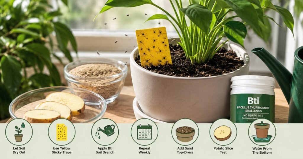 How to Get Rid of Gnats in Indoor Plants