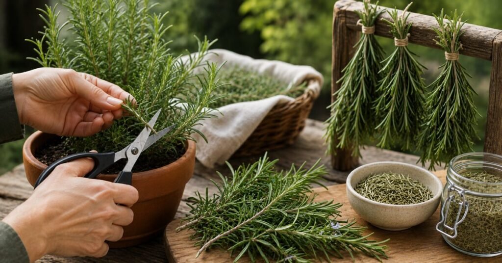 How to Harvest Rosemary