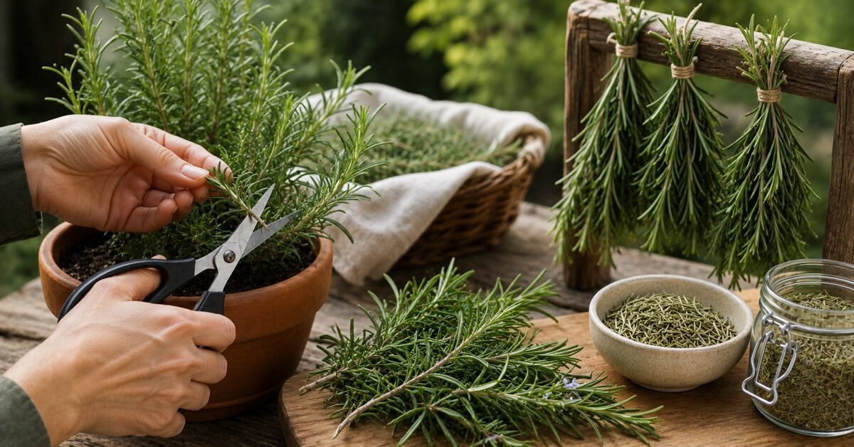 How to Harvest Rosemary
